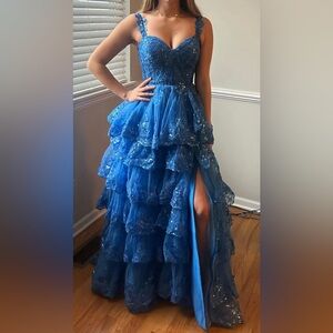 BLUE PROM DRESS